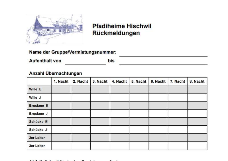 Rueckmeldungsformular